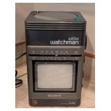 Sony Mega Watchman FD-500 Black White TV FM AM