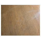 Vintage Round Wood Side Table