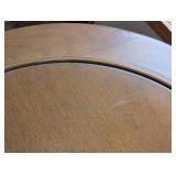 Vintage Round Wood Side Table