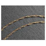 Delicate 10k Yellow Gold and Diamond Circle Necklace