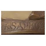 Vintage Sapho the Poet Plaster Bust