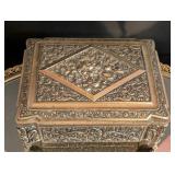 Vintage Mirrored Vanity Tray and Jewelry Box