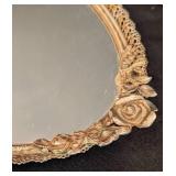 Vintage Mirrored Vanity Tray and Jewelry Box