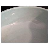 Vintage Green Pfaltzgraff Pear Shaped Serving Bowl