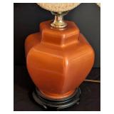 Small Orange Table Lamp