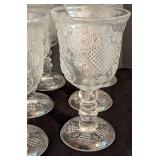 Avon Fostoria Hearts and Diamonds Glass Goblets