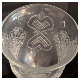 Avon Fostoria Hearts and Diamonds Glass Goblets