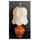 Small Orange Table Lamp