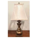 Vintage Brushed Brass Lamp