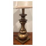 Vintage Brushed Brass Lamp