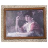 "Red and Gold" Print by Frank Weston Benson