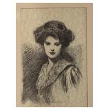 Gibson Girl Print by Charles Dana Gibson