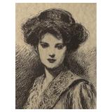Gibson Girl Print by Charles Dana Gibson
