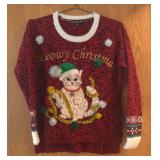Festive Christmas Sweater by United States Sweaters Size Small