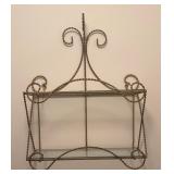 Vintage Hollywood Regency Italian Gilt Style Wall Shelf