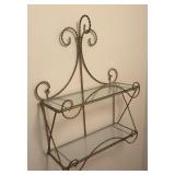 Vintage Hollywood Regency Italian Gilt Style Wall Shelf