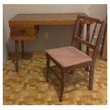 Vintage Desk with Chair
