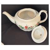 A Cup of Christmas Tea Teapot with Under Plate