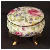Four Lovely Little Floral Trinket Boxes