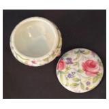 Four Lovely Little Floral Trinket Boxes