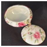 Four Lovely Little Floral Trinket Boxes