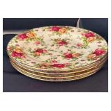 Variety of Royal Albert Country Roses Plates
