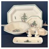 Nikko Christmastime Classic Collection Platter, Serving Bowl, Salt / Pepper Shakers, Butter Dish and More!