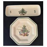 Nikko Christmastime Classic Collection Platter, Serving Bowl, Salt / Pepper Shakers, Butter Dish and More!