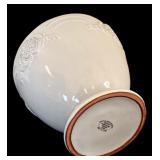 Pair of White Decorative Canisters