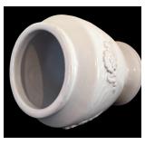 Pair of White Decorative Canisters