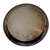 Tea Party! Vintage Silver-Plated Tea Pot, Coffee Pot, Sugar & Cream and Round Platter