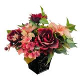 Two Beautiful Faux Flowers in Planters