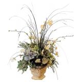 Two Beautiful Faux Flowers in Planters