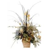 Two Beautiful Faux Flowers in Planters