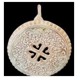 Beautiful Decor Including Cast Iron Plant Stand, Small Table Lamp and Candle Bird Cage