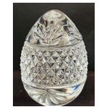 Gorgeous Vintage Crystal / Glass Decor Including Table Lamp, Paperweight, Floral Candle Holders and More