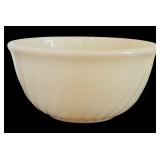 Vintage Nesting Swirl Fire King Milk Glass Mixing Bowls
