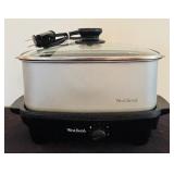 West Bend 5 - 6 QT Slow Cooker and The Crockery Cooker 3 - 3 1/2 QT