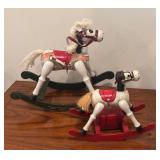 Two Adorable Rocking Horses