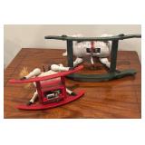 Two Adorable Rocking Horses
