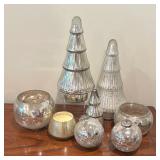 Shimmering Trees, Ornaments, Candle and More