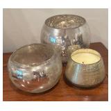 Shimmering Trees, Ornaments, Candle and More