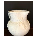 Two Grapes and Vines Whitewash Pitchers