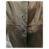 Black Leather Anne Klein Jacket
