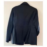 Black Leather Anne Klein Jacket
