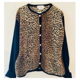 Lovely Tally-Ho Leopard Print Sweater