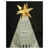 Trio of Gorgeous Glass Christmas Trees