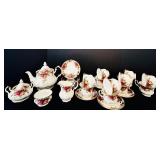 Royal Albert Old Country Roses Collection Bone China Tea Service