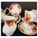 Royal Albert Old Country Roses Collection Bone China Tea Service