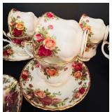 Royal Albert Old Country Roses Collection Bone China Tea Service